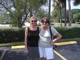 Catherin and Pat in Sarasota, Fl.